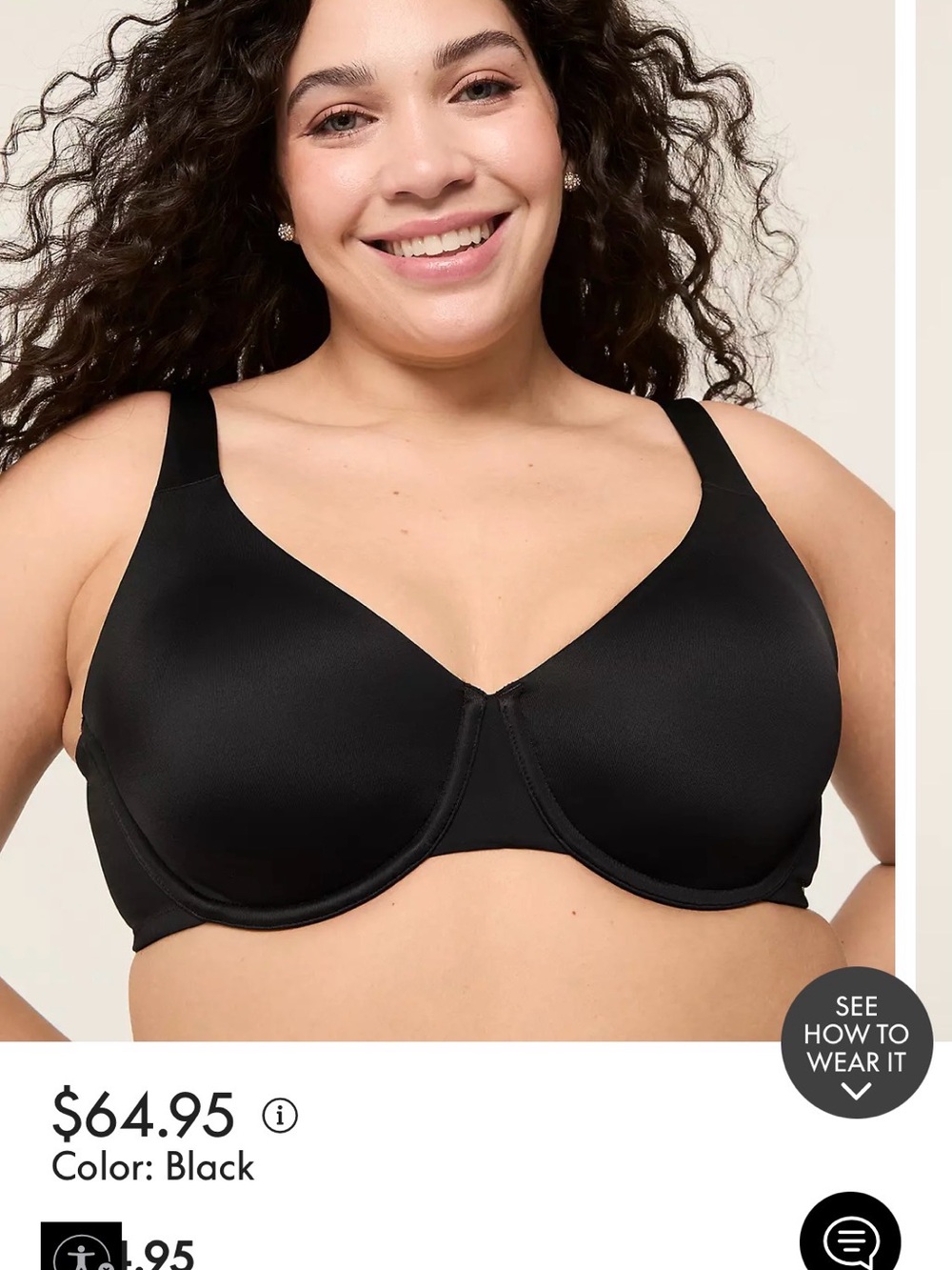 Lane Bryant Cacique Smart Lift™ Unlined Full Coverage Bra 42J new with tags!